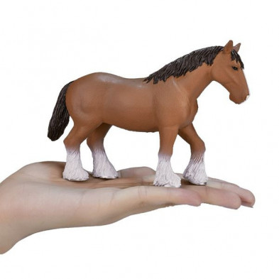 imagen 2 de caballo percherón clydesdale 15cm