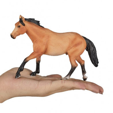 imagen 3 de caballo marrón 16cm