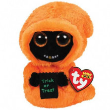 Imagen peluche fantasma glitter eyes naranja 15 cm.