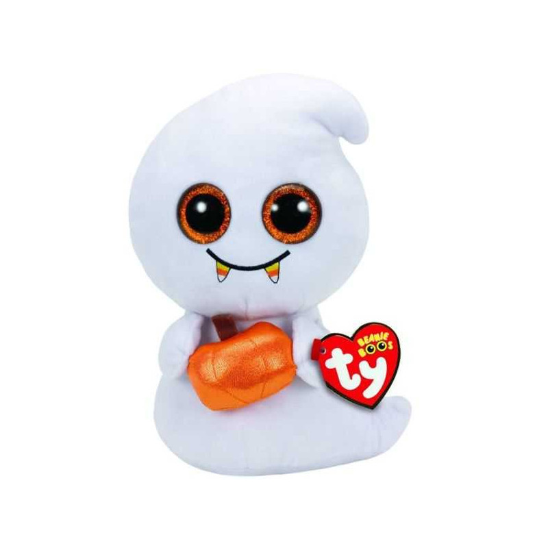Fascinante y Brillante Peluche de Fantasma Glitter Eyes Blanco