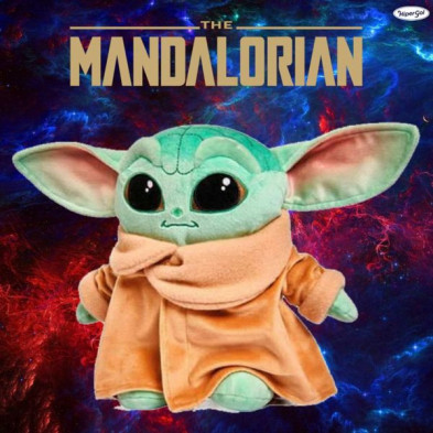 DISNEY MUÑECO PELUCHE BABY YODA - STAR WARS 30 CM THE MANDALORIAN REGALO  NIÑOS