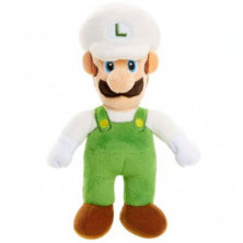 PELUCHE DE FIRE LUIGI DE 35 CM DE SUPER MARIO BROS.