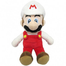 PELUCHE DE FIRE MARIO DE 35 CM DE SUPER MARIO BROS.