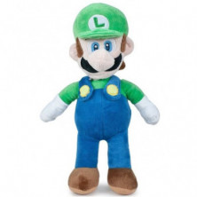 PELUCHE DE LUIGI DE 20 CM DE SUPER MARIO BROS.