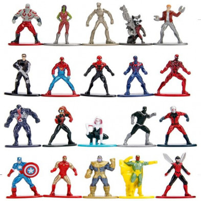 imagen 3 de set 20 figuras marvel 4cm