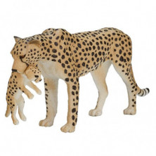 Imagen guepardo con cria 14cm