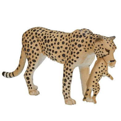 imagen 1 de guepardo con cria 14cm