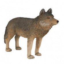 FIGURA DE LOBO VIGILANTE 10CM
