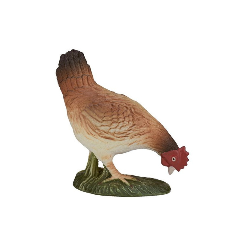 Imagen gallina comiendo 5cm