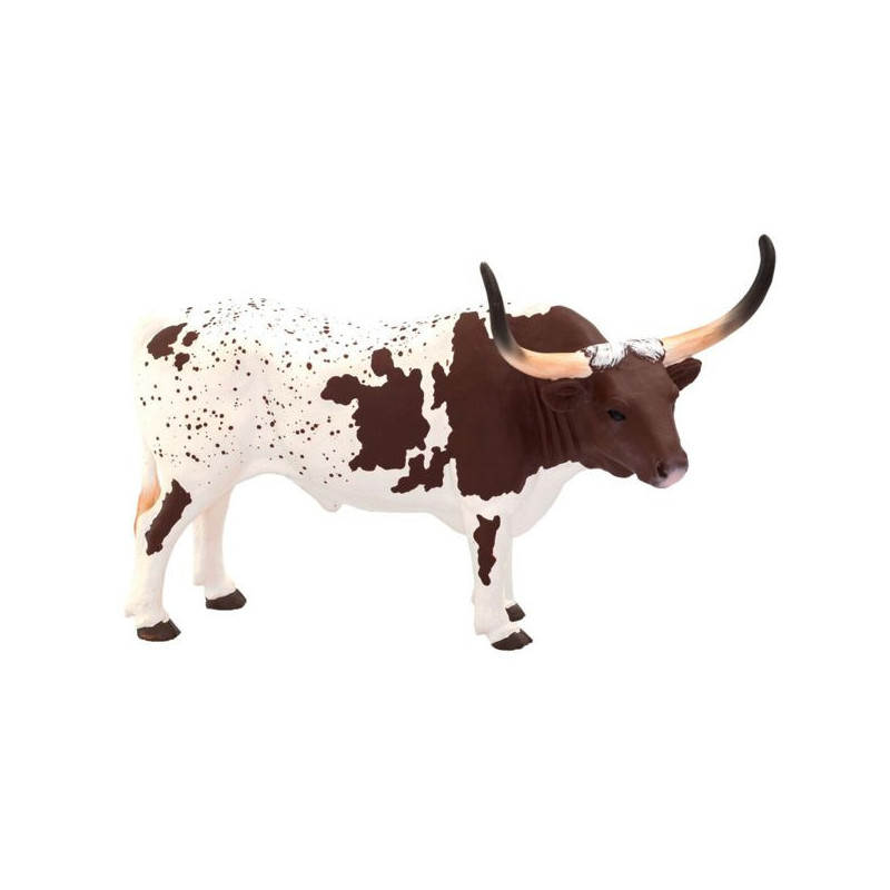 Schleich 17083 Becerro Texas Longhorn – Figura Detallada De Ternero, Juguete Educativo Y Coleccionable