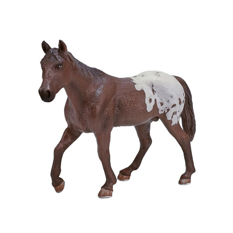 Imagen caballo semental appaloosa castaño 13.5cm
