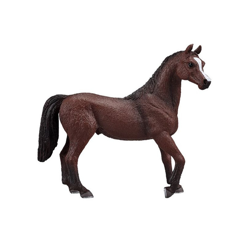 Imagen caballo semental castaño árabe 12.5cm
