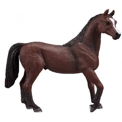 Imagen caballo semental castaño árabe 12.5cm