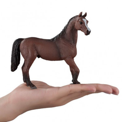 imagen 2 de caballo semental castaño árabe 12.5cm