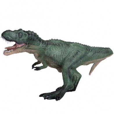 imagen 1 de dinosaurio tyrannosaurus caza verde 25cm