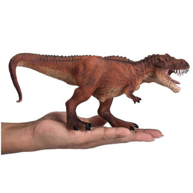 imagen 3 de dinosaurio tyrannosaurus caza rojo 25cm