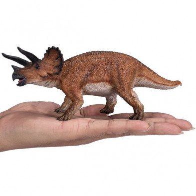 imagen 3 de dinosaurio triceratops 16cm