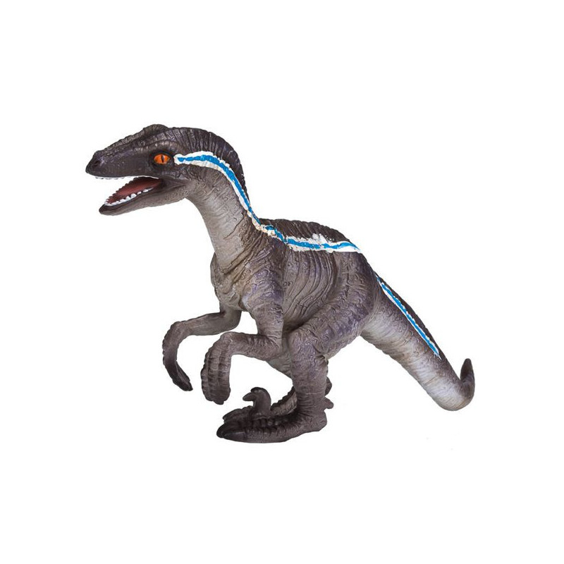 Imagen dinosaurio velociraptor agazapado 10cm