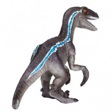 imagen 1 de dinosaurio velociraptor agazapado 10cm