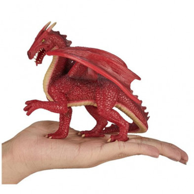 imagen 3 de dragón rojo 16cm