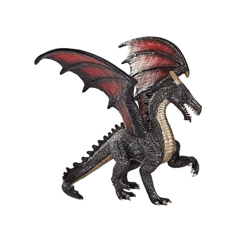 Imagen dragón de acero 16cm