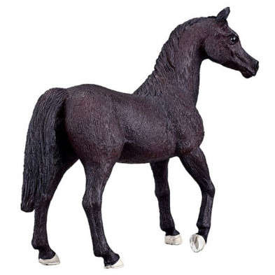 imagen 1 de caballo semental negro árabe 12cm