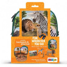 imagen 4 de mochila selva 3d junior con 3 figuras y folleto