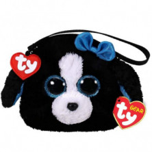 Imagen bbg tracey b/w dog -wristlet