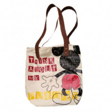 BOLSA CANVAS I LOVE MICKEY