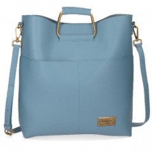 BOLSO SHOPPING AZUL PEPE JEANS LONDON ANGELICA