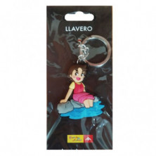 LLAVERO DE GOMA HEIDI: EL ENCANTO DE LOS ALPES EN TU BOLSILLO