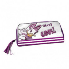 CARTERA DAISY PURPLE 15X9.5CM