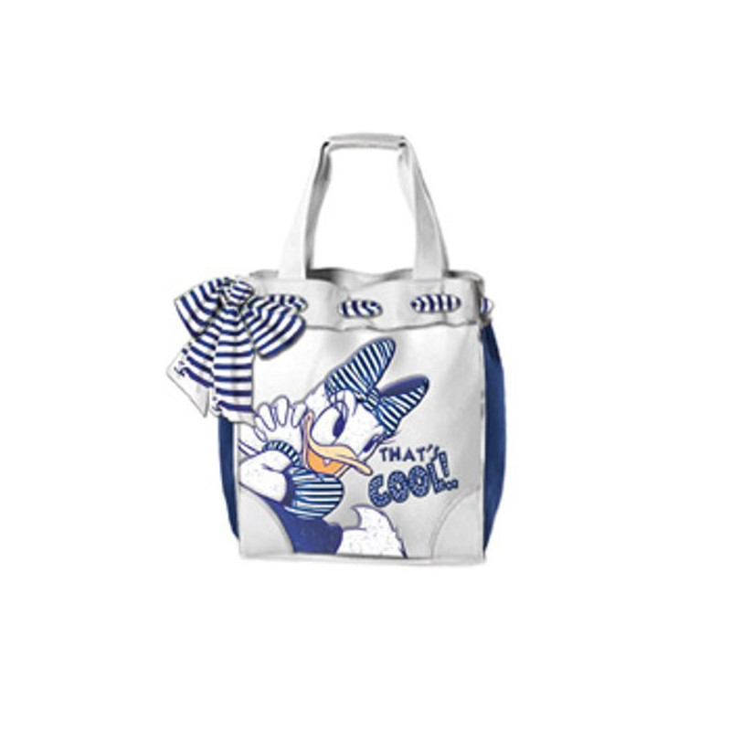 Imagen daisy shopping bag blue 27x33cm