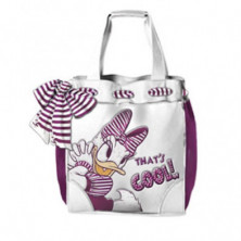 Imagen daisy shopping bag purple 26x29cm