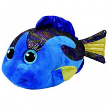 PELUCHE BEANIE BOOS AQUA BLUE FISH 40CM