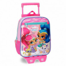 MOCHILA SHIMMER & SHINE 28CM CON CARRO