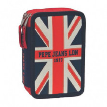 Imagen plumier 3comp pepe jeans union jack 45piezas