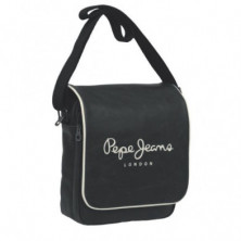 BANDOLERA PEPE JEANS ORG NEGRO 22X28X8CM