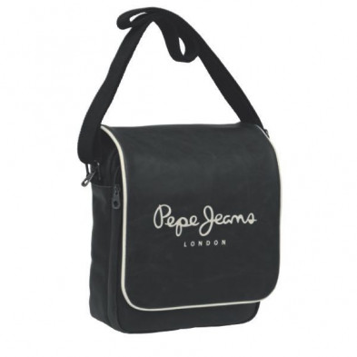 Imagen bandolera pepe jeans org negro 22x28x8cm