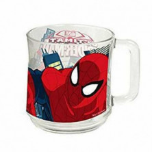 TAZA CRISTAL SPIDERMAN