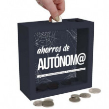 Imagen hucha money bank madera - ahorros de autonom@