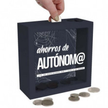 HUCHA MONEY BANK MADERA - AHORROS DE AUTONOM@