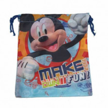 BOLSA MERIENDA MICKEY 22X26CM