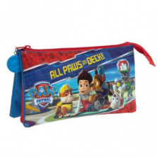 NECESER 3 COMPARTIMENTOS PAW PATROL PAWS ON DECK