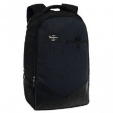 MOCHILA 44CM PEPE JEANS RUBBER LOGO