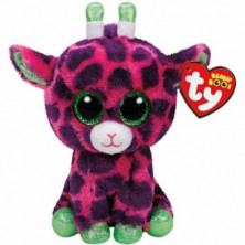 PELUCHE BEANIE BOOS GILBERT PINK JIRAFA 15CM