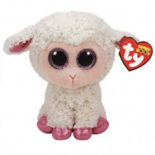 PELUCHE BEANIE BOOS CORDERO TWINKLE CREAM 23CM