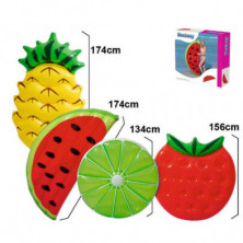 COLCHONETA FRUTAS HINCHABLES 174X96CM