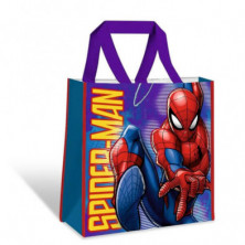 Imagen shopping bag 38x38x12cm spiderman