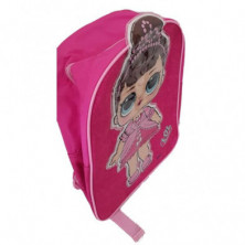 imagen 1 de mochila oval lol doll rosa